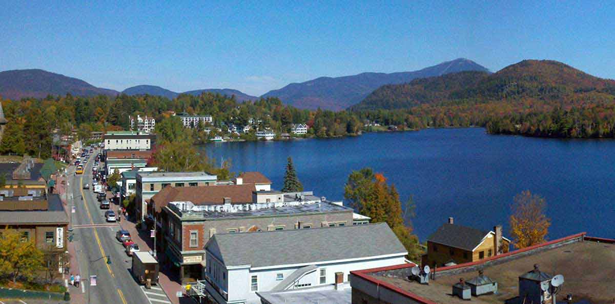 lake placid ny lakefront towns